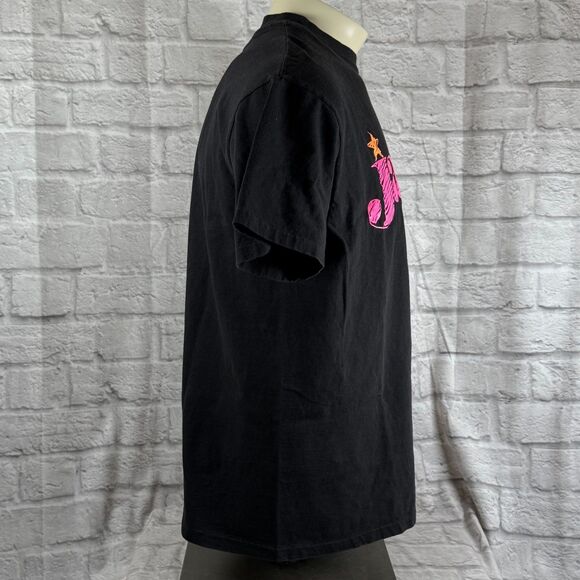 Vintage Jazzercise T-Shirt Mens XL Neon USA Single Stitch Judi Sheppard Missett - Picture 4 of 7